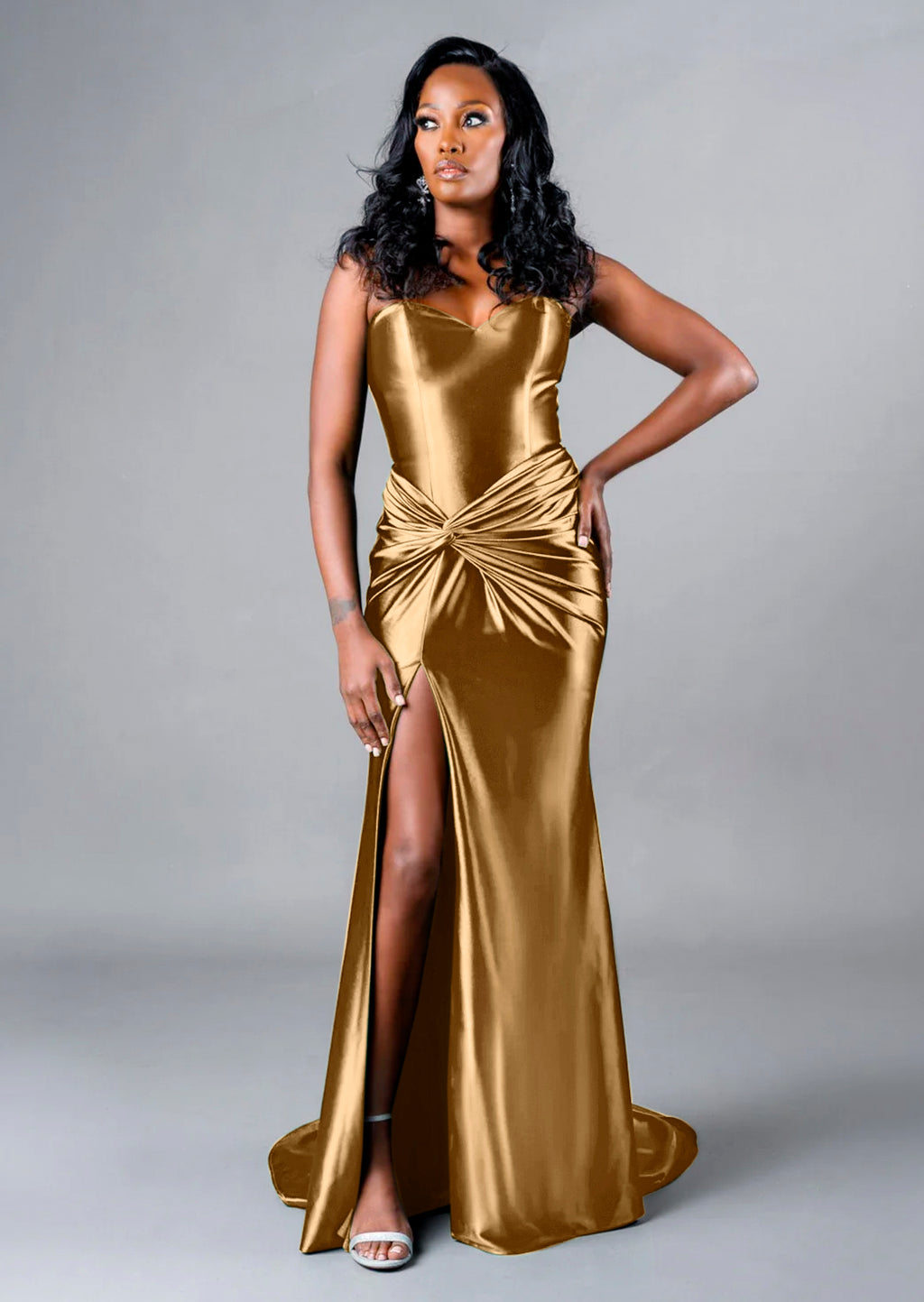 Castor Stretch Satin