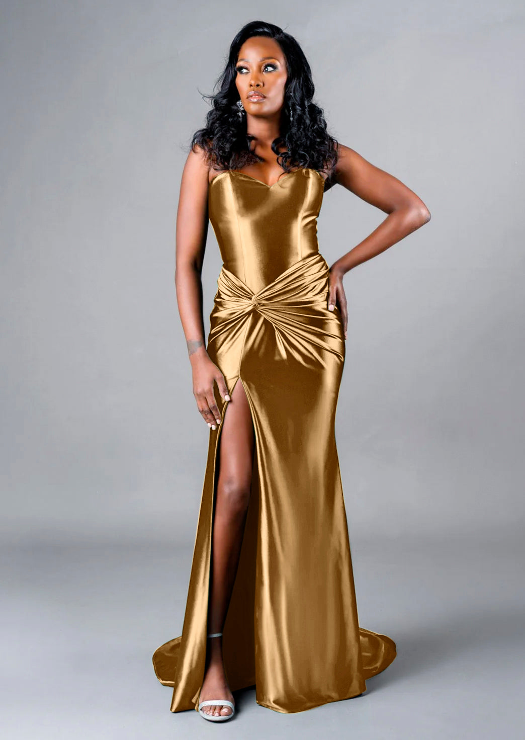 Castor Stretch Satin