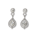 Arlet crystal teardrop chandelier earrings