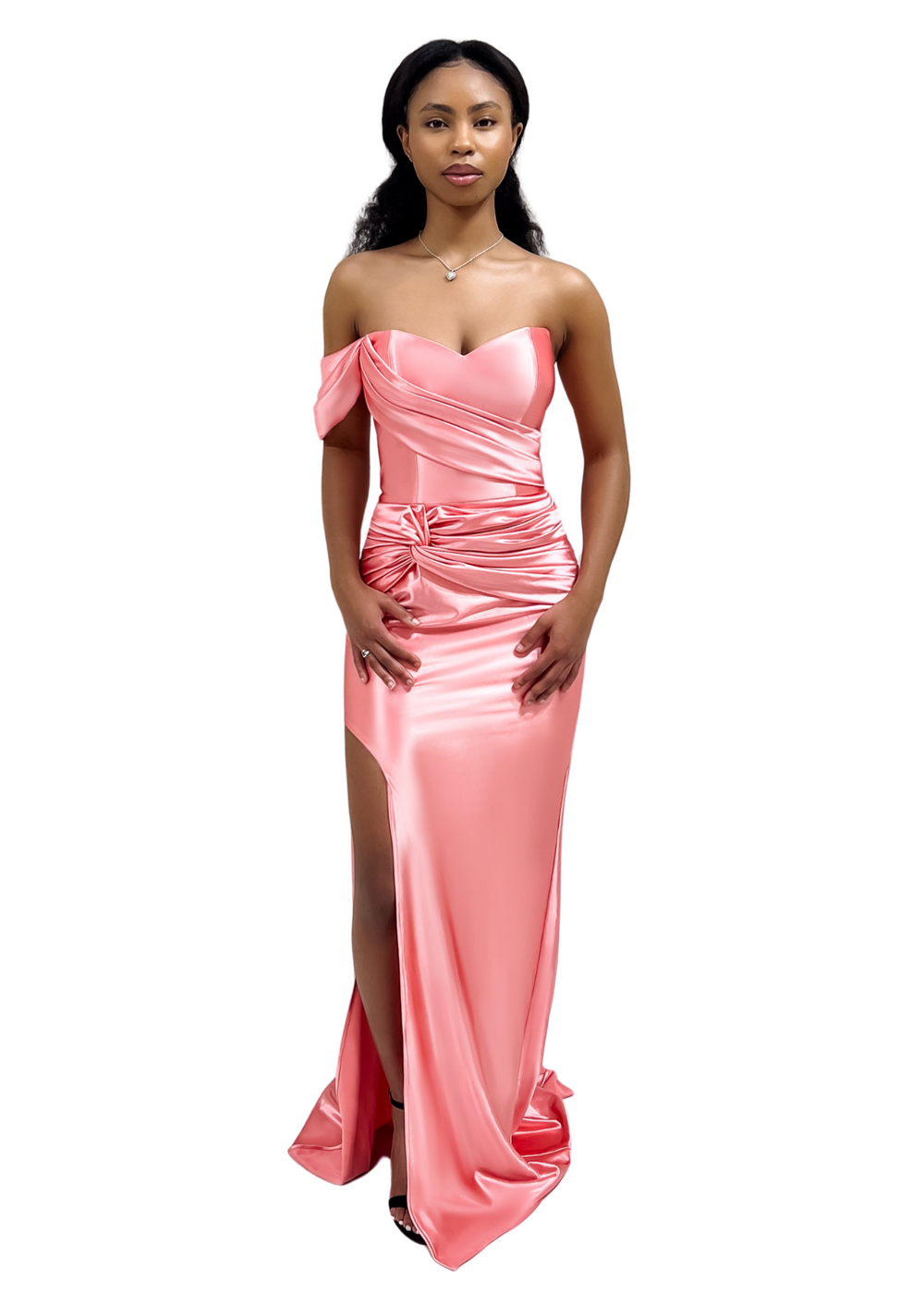 calliope bridesmaid dress Calliope Modest A-Line Pleated Long Chiffon Bridesmaid Dresses
