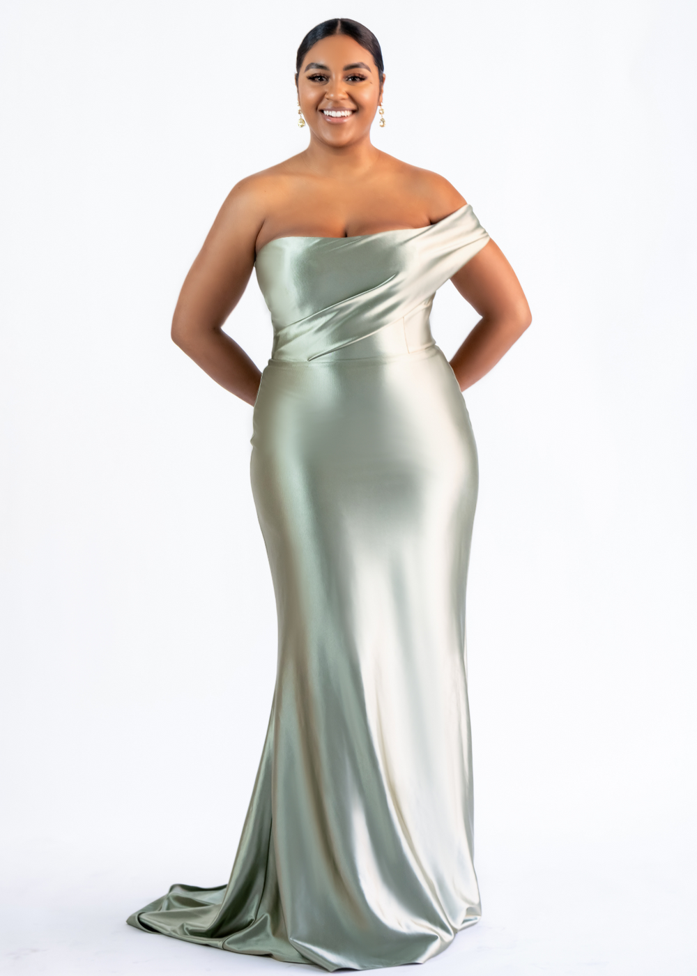 Elena Asymmetric Bridesmaid Gown