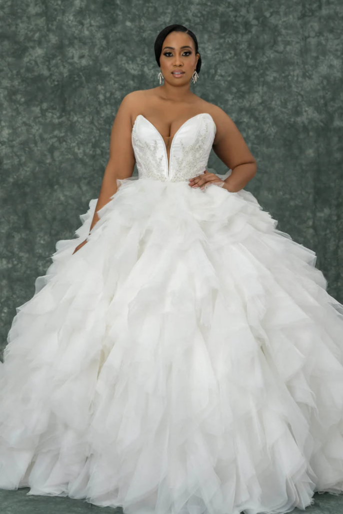 Misty bridal gown