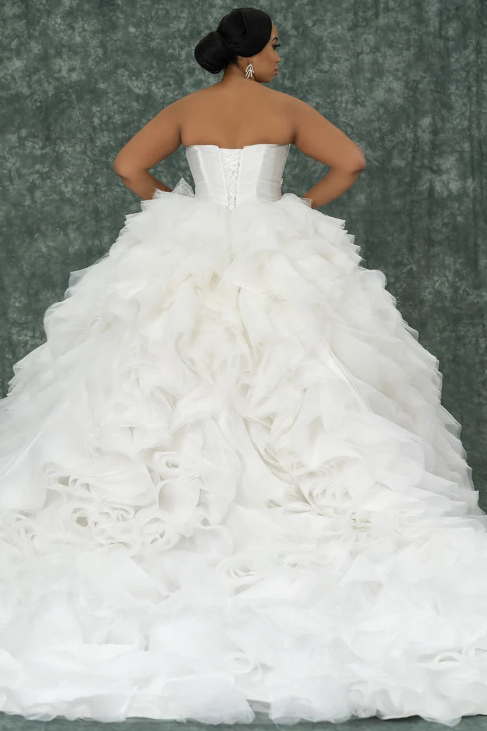 Misty bridal gown
