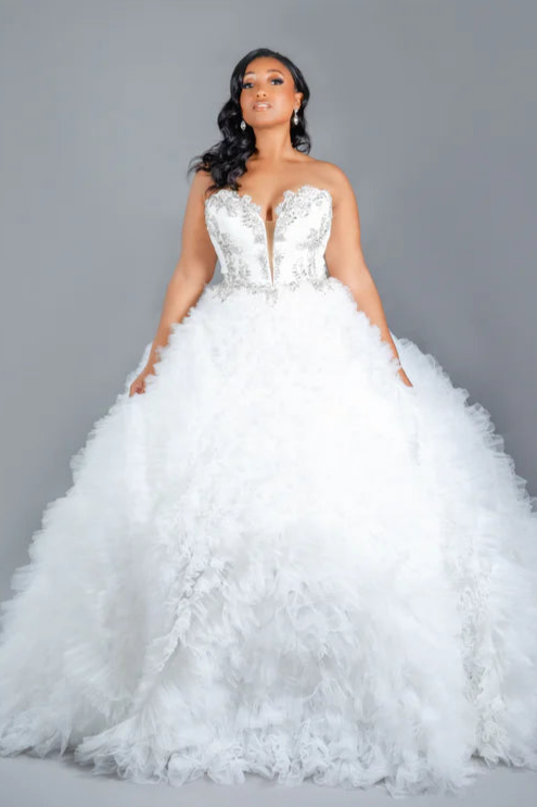 Nairobi Silver bridal gown