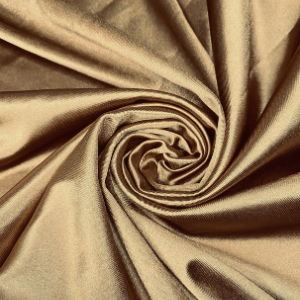 Bronze stretch satin swatch