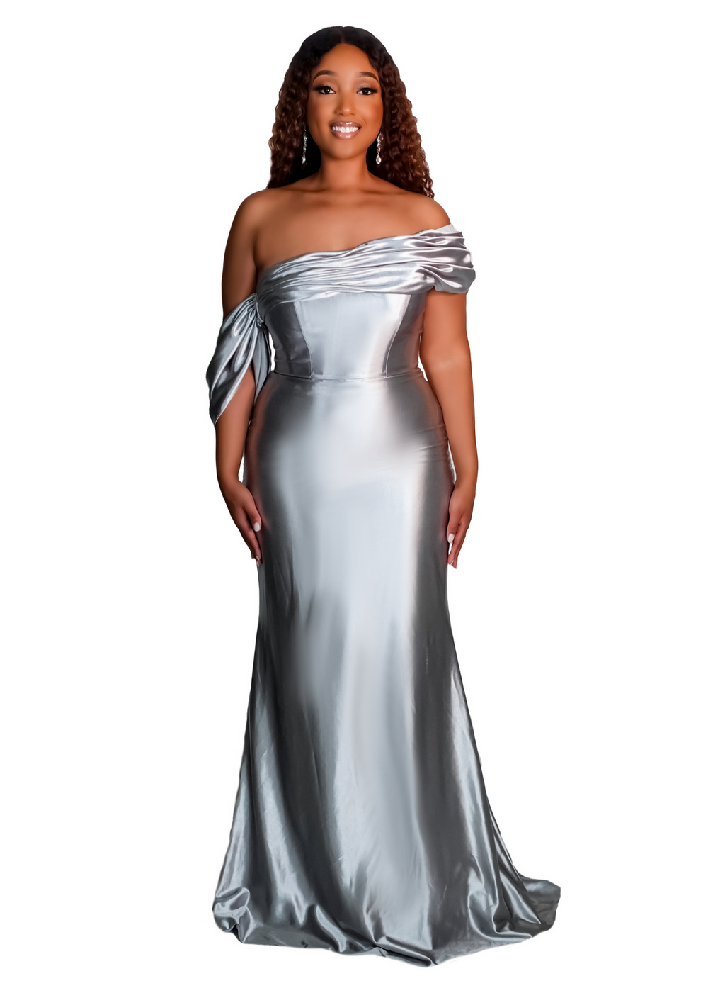 Kane Asymmetrical Off the Shoulder Bridesmaid Dress Kane Asymmetrical Off the Shoulder Bridesmaid Dress