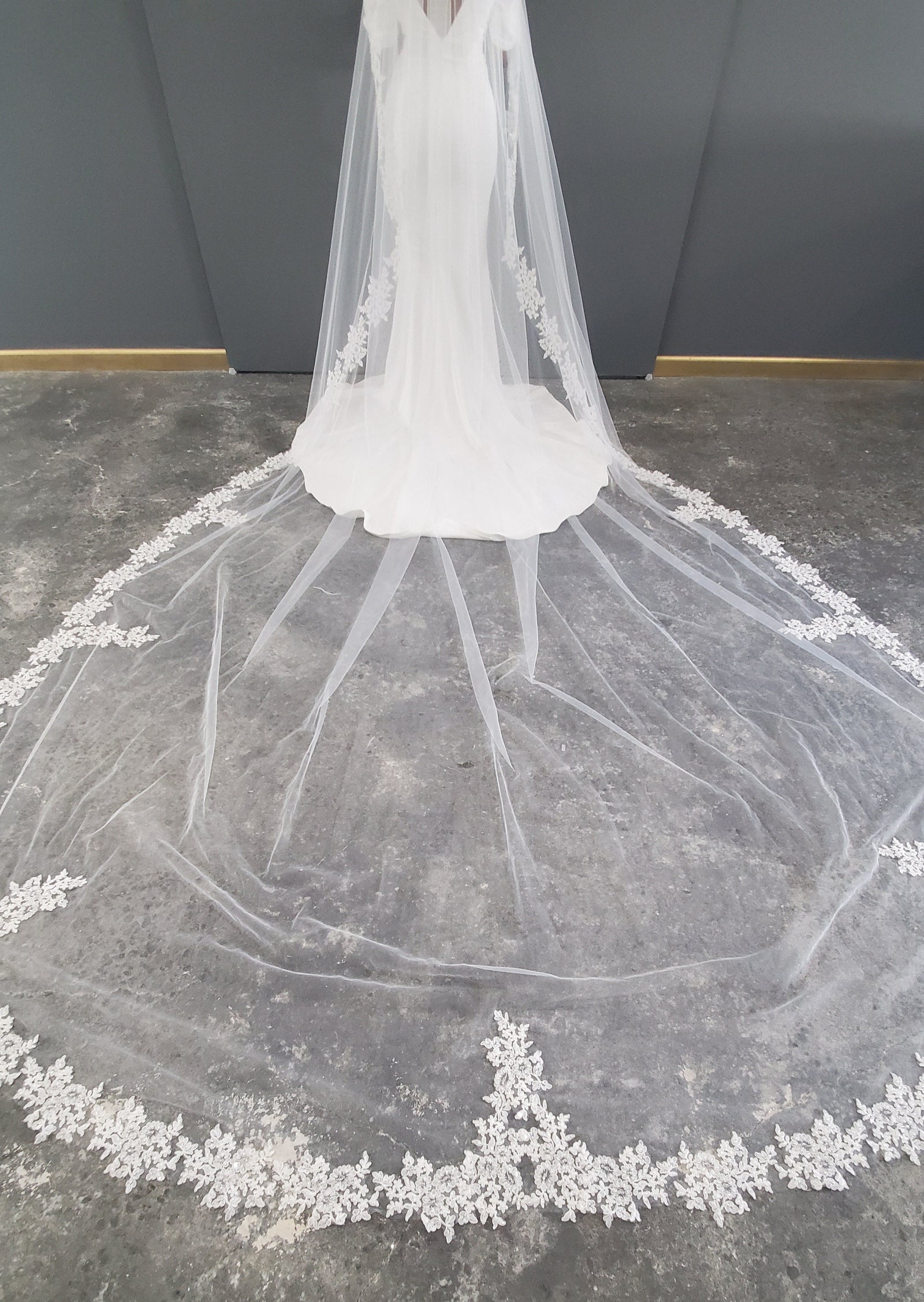 PantoraBridal Cathedral's Paris Veil for Women