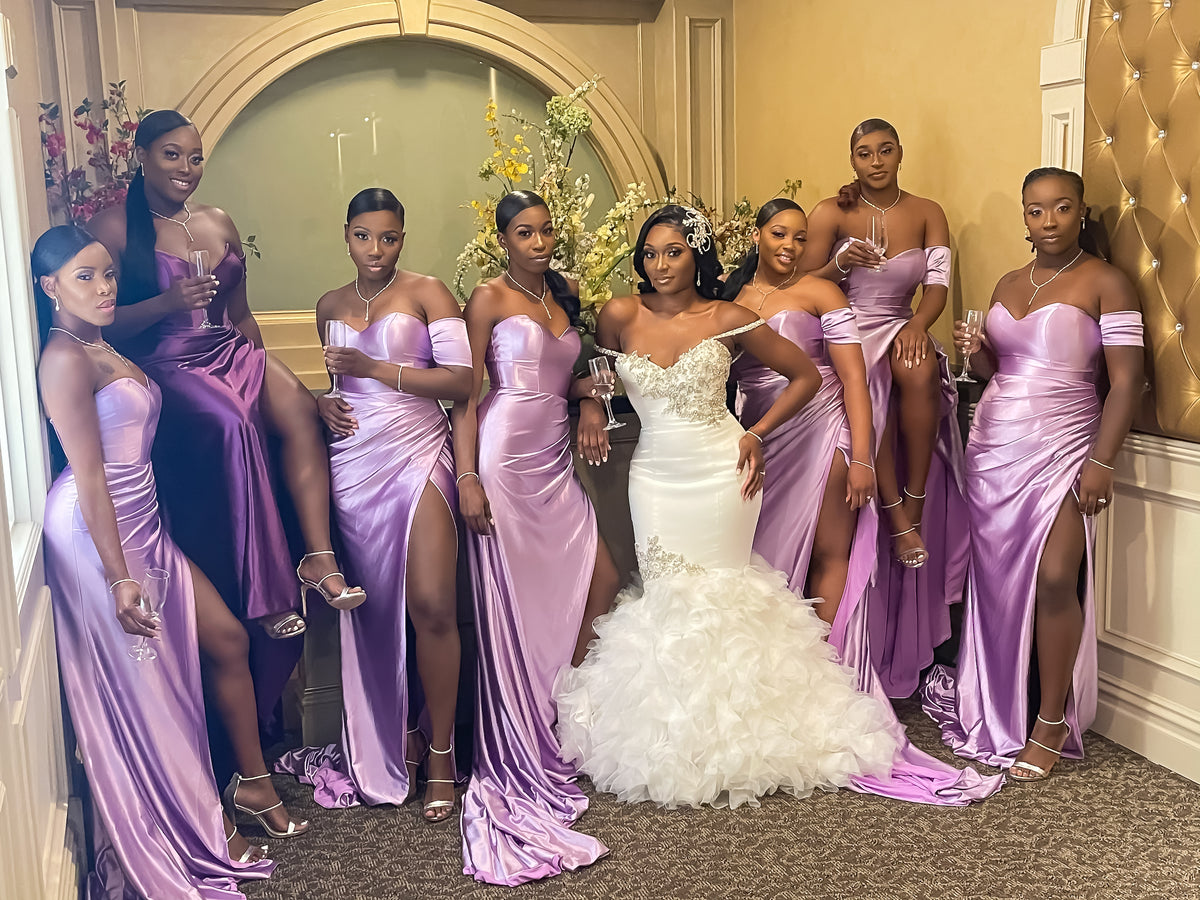 Purple Bridesmaid Dresses Under