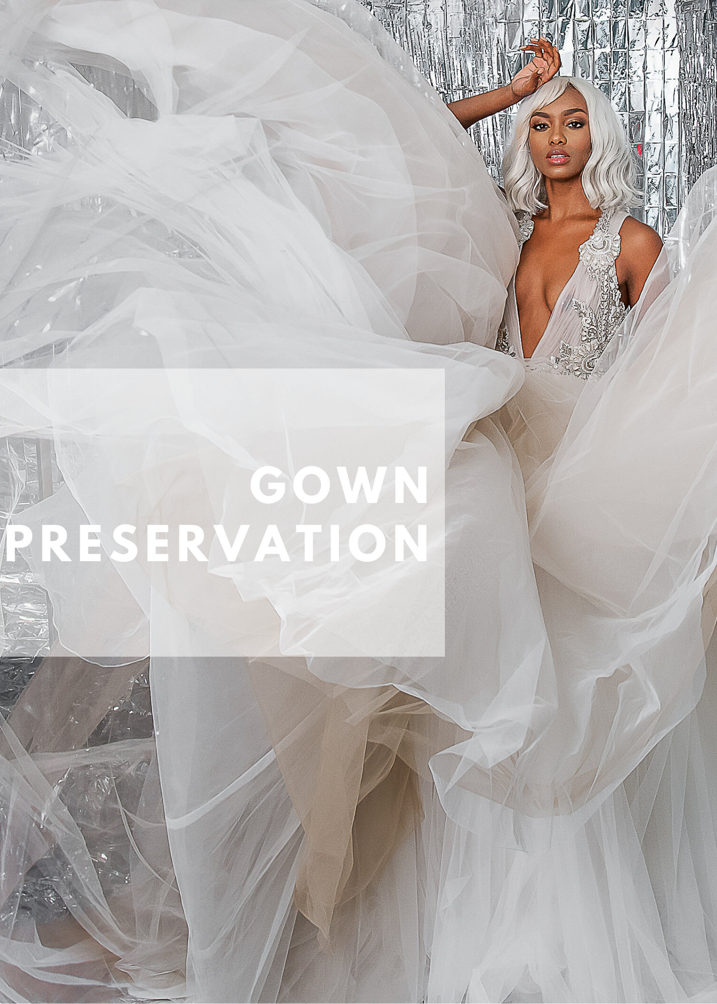 Wedding gown top preservation near me