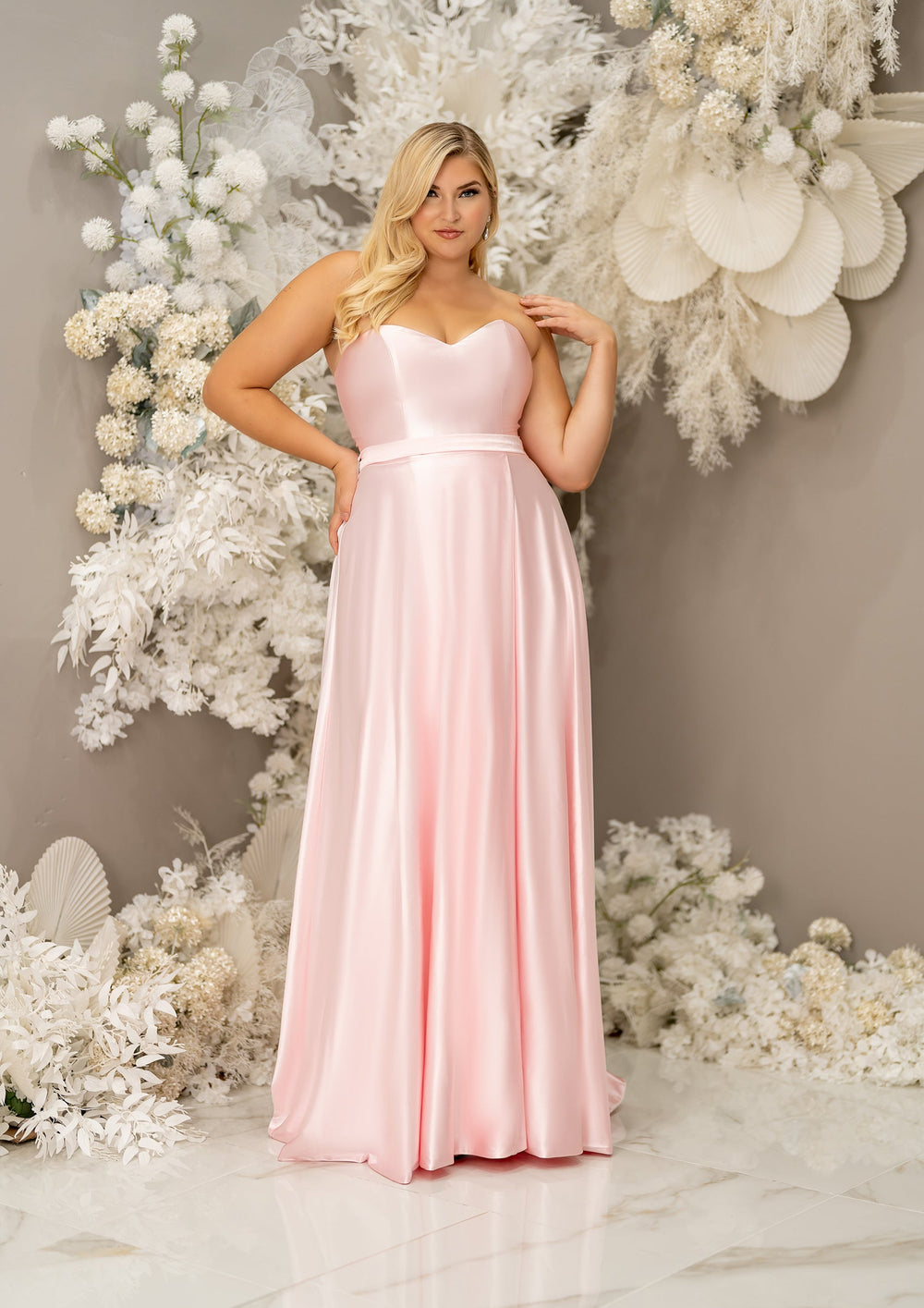 Ophelia Sweetheart A-Line Stretch Satin Bridesmaid Dress Ophelia Sweetheart A-Line Stretch Satin Bridesmaid Dress