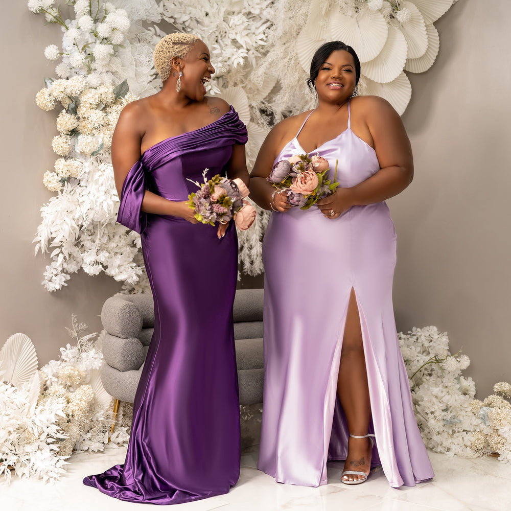 Kane Asymmetrical Off the Shoulder Bridesmaid Dress Kane Asymmetrical Off the Shoulder Bridesmaid Dress