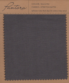 Storm stretch satin fabric swatch for Pantora Maids bridesmaid dresses