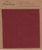 Merlot stretch satin fabric swatch for Pantora Maids bridesmaid dresses